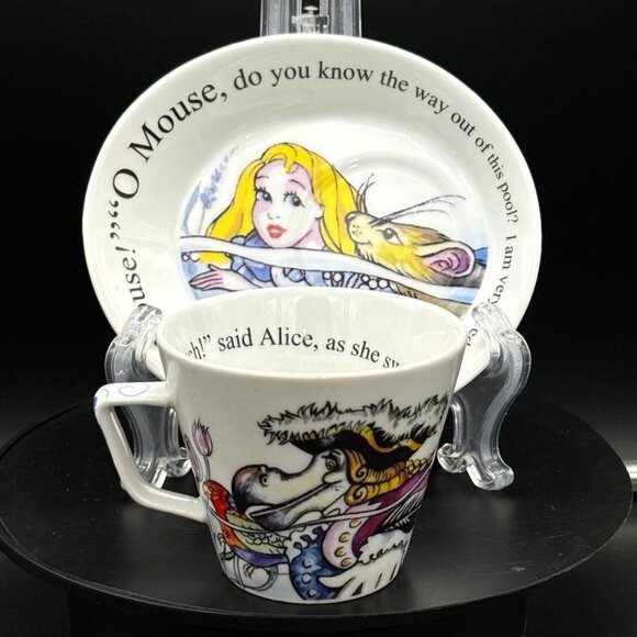 Vintage 2007 Alice in Wonderland Cafe by Paul Cardew Cup and Saucer Set - Picture 1 of 12